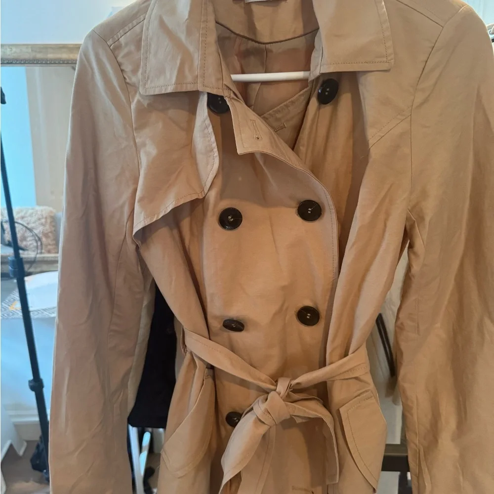 Only Women's Camel Trench Coat - Picture 5 of 8